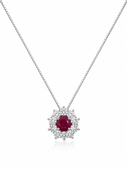 Collana Mirco Visconti Donna in Oro Rubino 1.14 Ct AM244/100R - AM244/100R